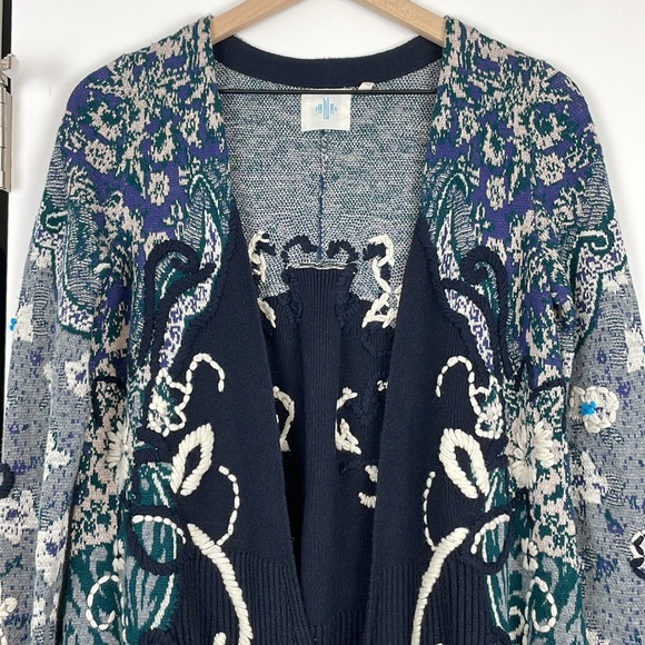 Anthropologie HWR Emmia hand stitched cardigan - Picture 5 of 11